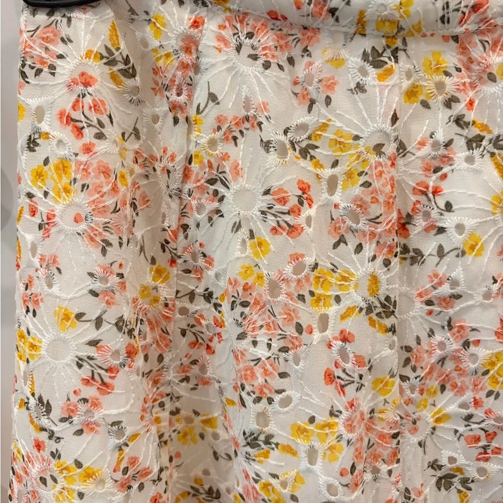 LOFT Floral Cream Skirt Set - Picture 5 of 9